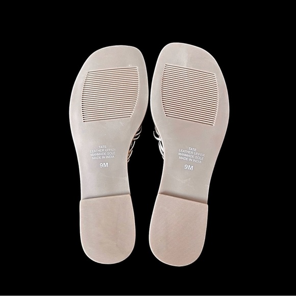 Matisse Gold Leather Tate Slide Flat Sandals Size 9 NWOT - Picture 7 of 10